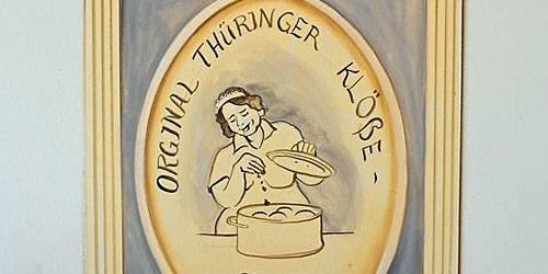 Kloßküche in der Goldene Henne